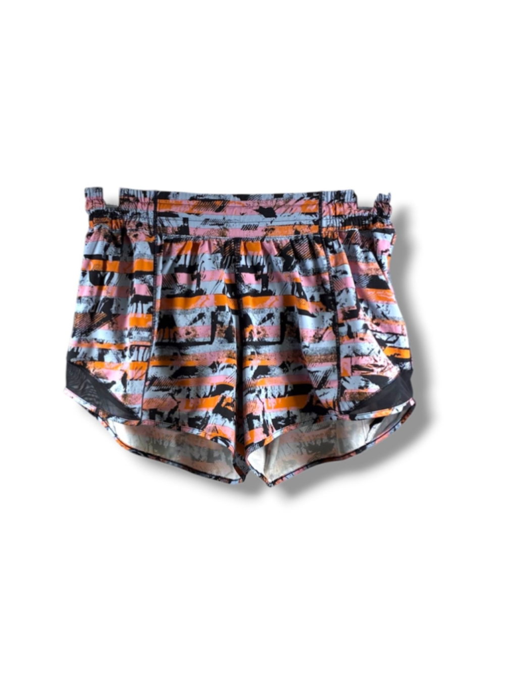 Lululemon Hotty Hot Short II 4" Inversion Multi Black Size 6